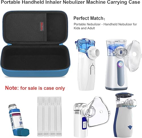 Miniatura 2 de Funda de transporte compatible con espaciador de inhalador de asma para niños y adultos, soporte espaciador de inhalador de ventolin, bolsa