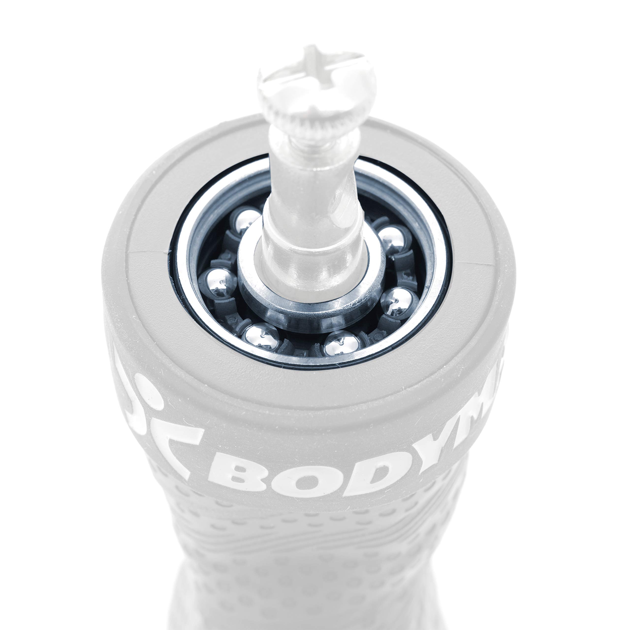 BODYMATE Corda per Saltare Premium con 2 pesi estraibili, Maniglie Antiscivolo, 2 Corde in Acciaio Regolabili con Protezione antiusura - Crossfit, Functional Core, Boxe