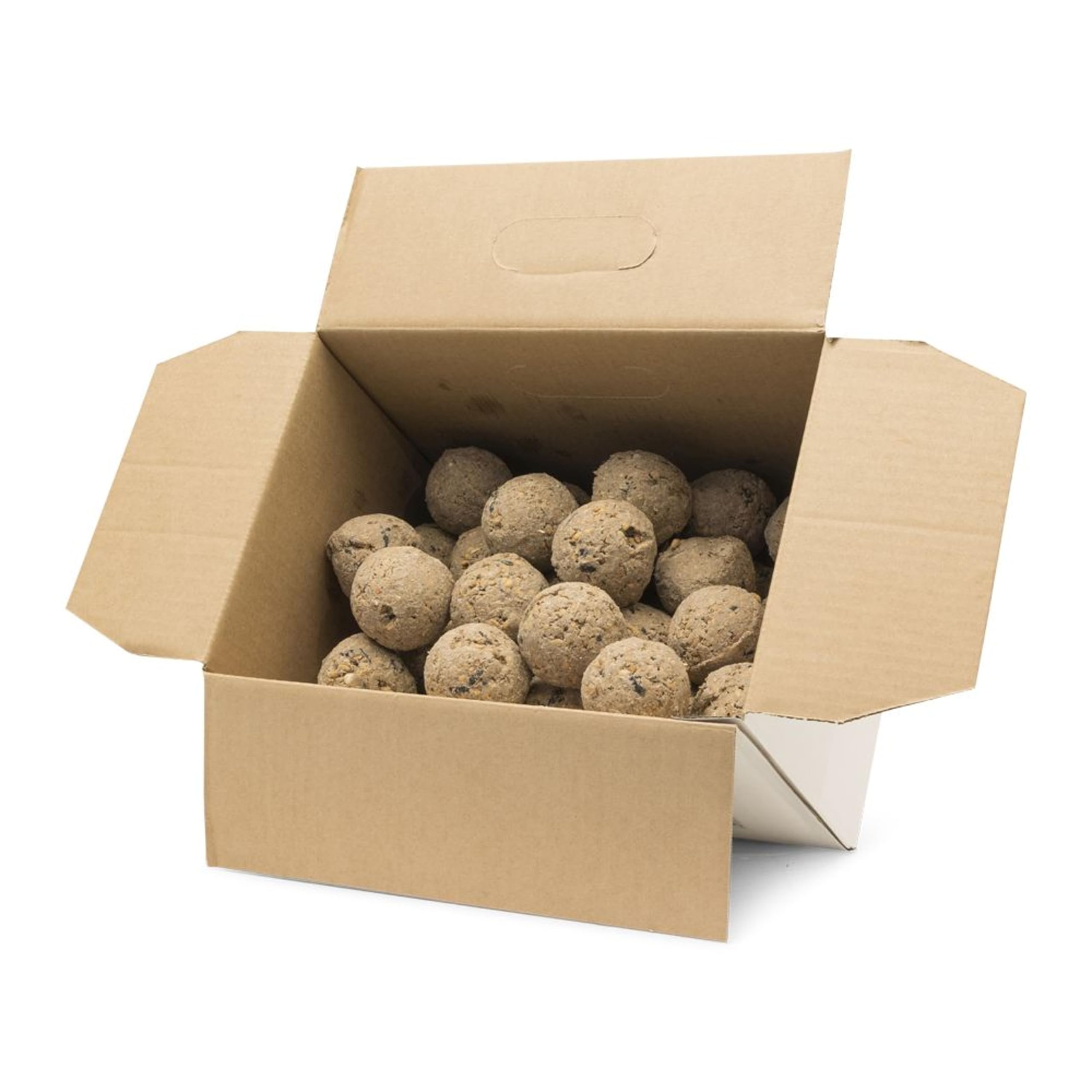 Fat Balls for Wild Birds – Suet Balls – 50 Pack 80g Each – All Year Round Bird Feed – High Energy Fat and Protein