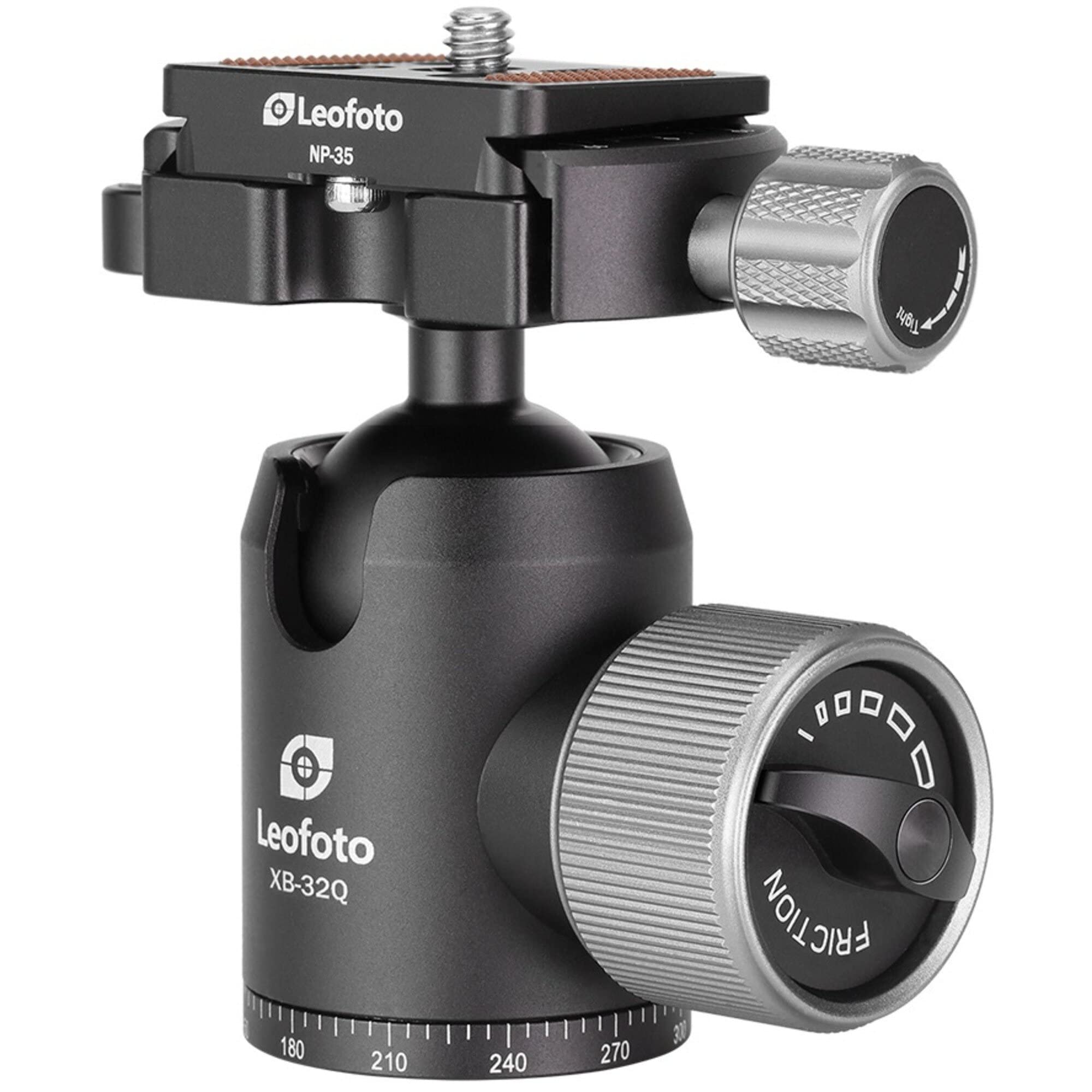 Leofoto XB-32Q Ball Head with NP-35 Quick Release Plate | Arca Compatible