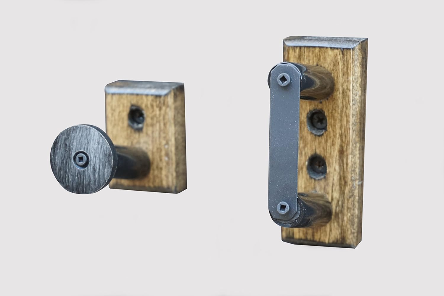 Standard Horizontal Wall Mount for a 3" Wide Barrel Antique Rifle with A Security Bracket (Made in The USA)