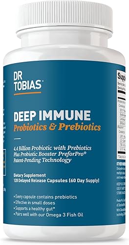 Miniatura 9 de Probióticos óptimos Refuerza el sistema inmune profundamente con prebióticos patentados potenciador de probióticos suplemento nutricional para