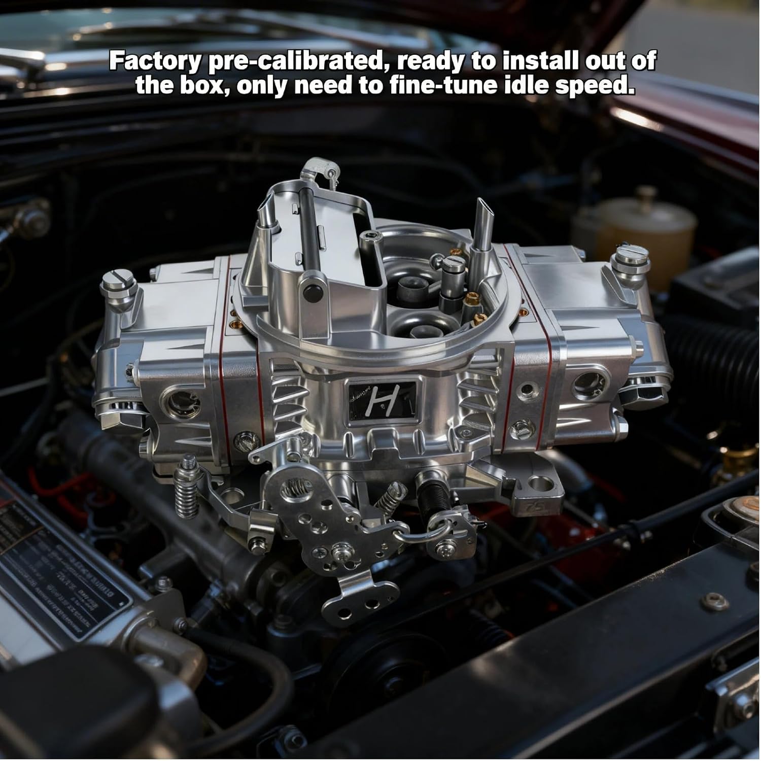 4150 Double Pumper Carburetor, Square Bore, Replacement For Holley Quick Fuel Brawler Street Series 750 CFM 4-Barrel Electric Choke BR-67213 Carburetor BR-67213
