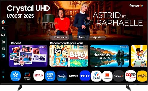 TV 43 Pouces Crystal UHD U7005 4K Smart TV Samsung