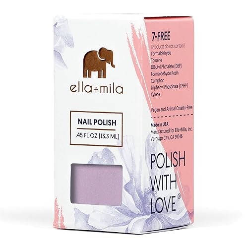 Miniatura 38 de ella+mila - Esmalte de uñas, colección BonBon - Late Night Tart - Fórmula de larga duración y resistente a las astillas