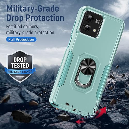 Miniatura 5 de Motorola - Funda para Moto G Stylus 5G 2023 con 2 protectores de pantalla, resistente a prueba de golpes, funda protectora de cuerpo completo para