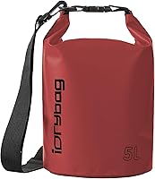 Vista 14 de IDRYBAG Bolsa seca para kayak impermeable 2L/5L/10L/15L/20L, pequeña bolsa impermeable para navegación