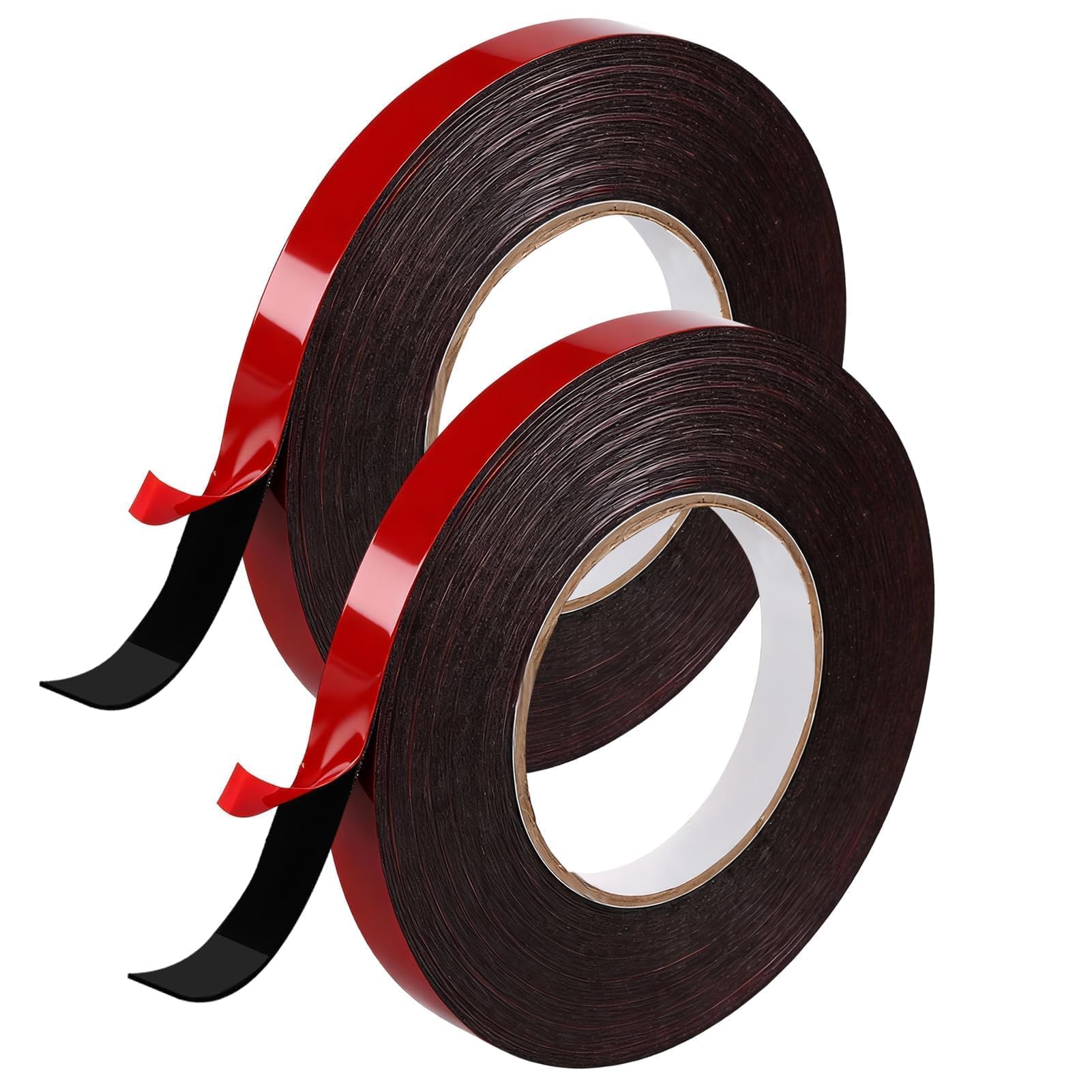 ZenithCove 2 Rolls Heavy Duty Double Sided Foam Tape 15mm x 10m x 1mm