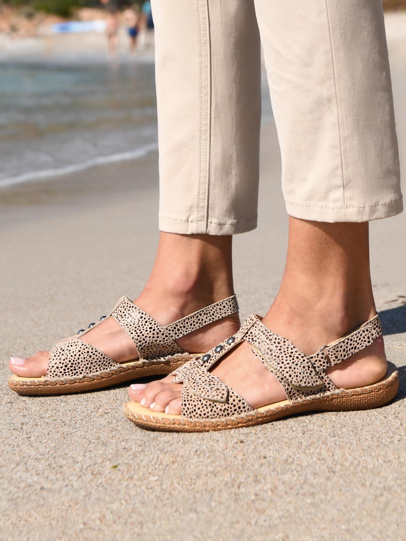 PEDICONFORT - Sandales ultra souples en cuir