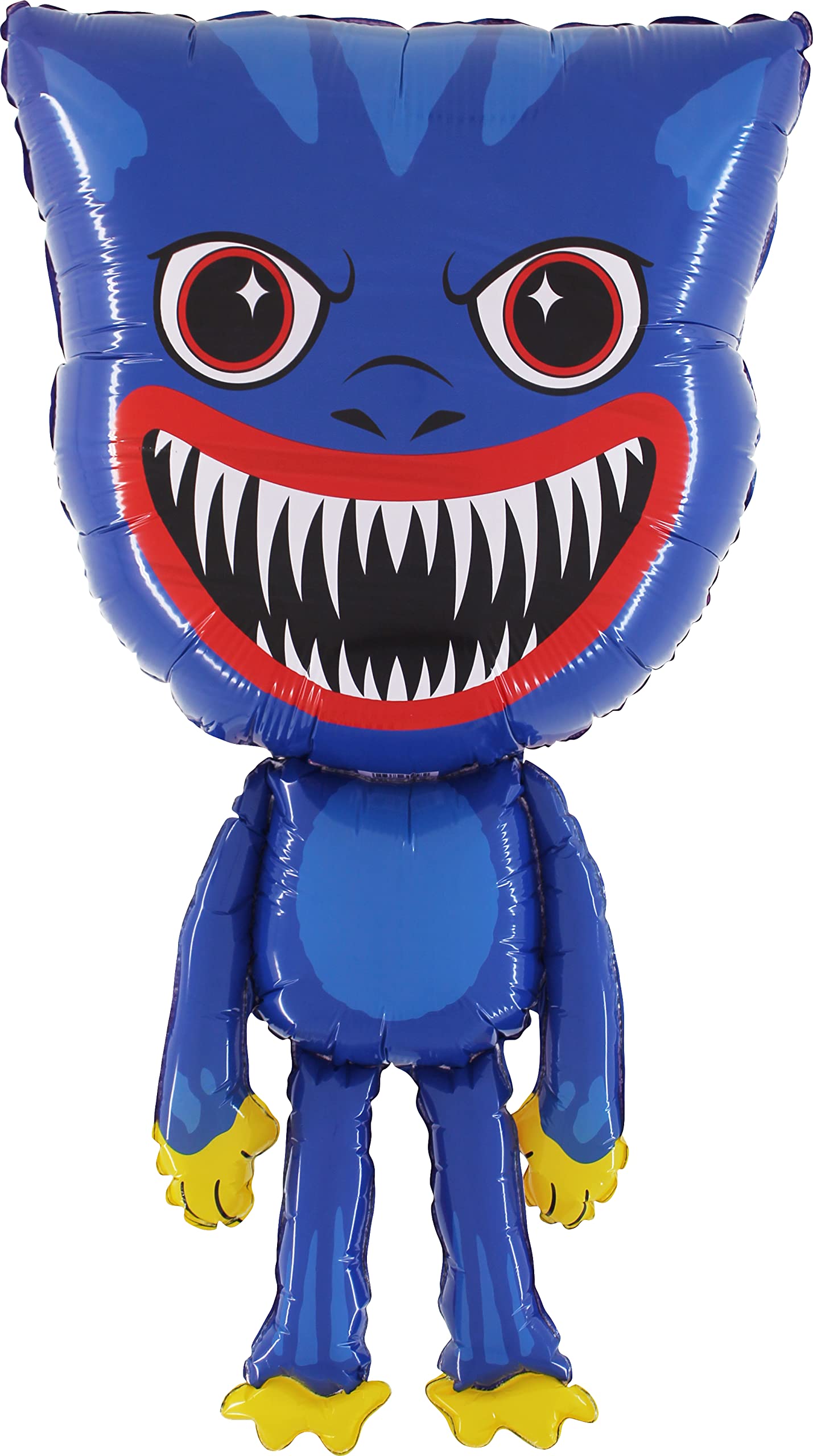 Toyland 96cm (38") Giant Blue Monster Character Foil Balloon - Kids Halloween/Party Balloons