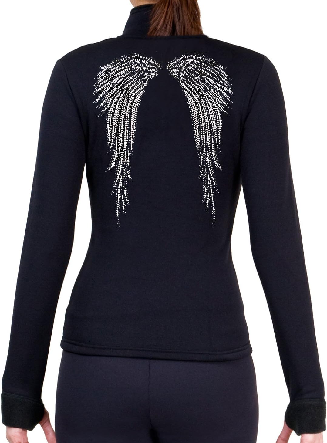 NY2 SPORTSWEAR Figure Skating Polartec Polar Fleece Jacket with Rhinestones JRC11 - Child Sizes