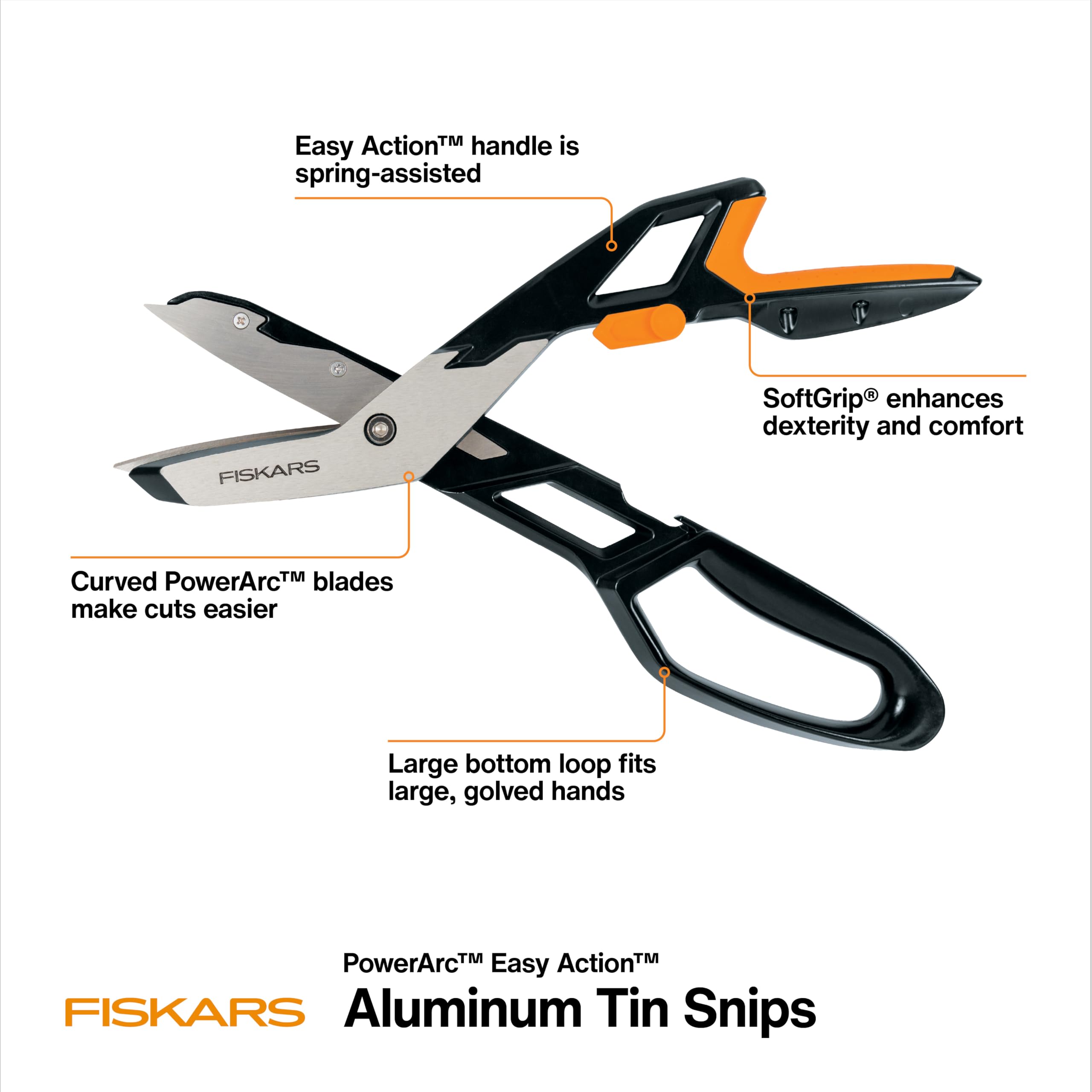 Amazon | Fiskars PowerArc Easy Action | ハサミ