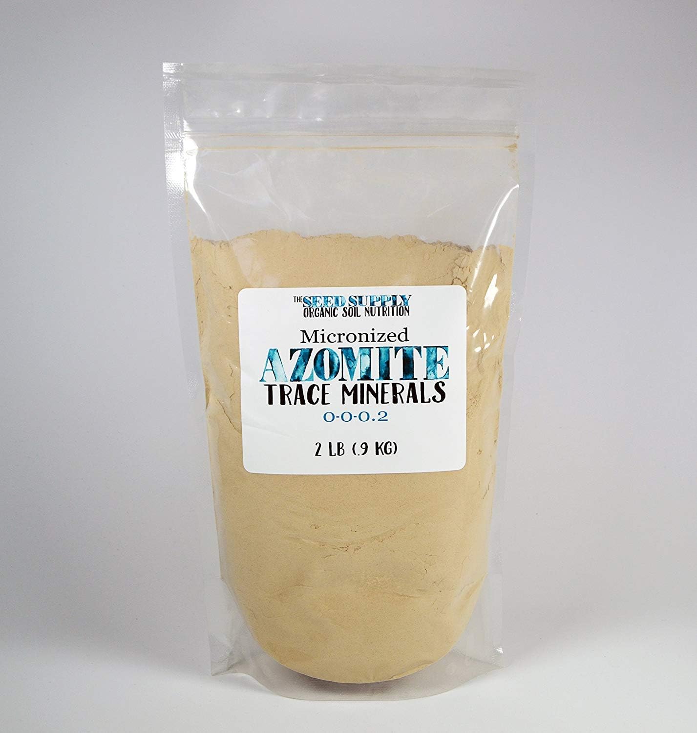 2 Pounds of Micronized Azomite Trace Mineral Powder by The Seed Supply