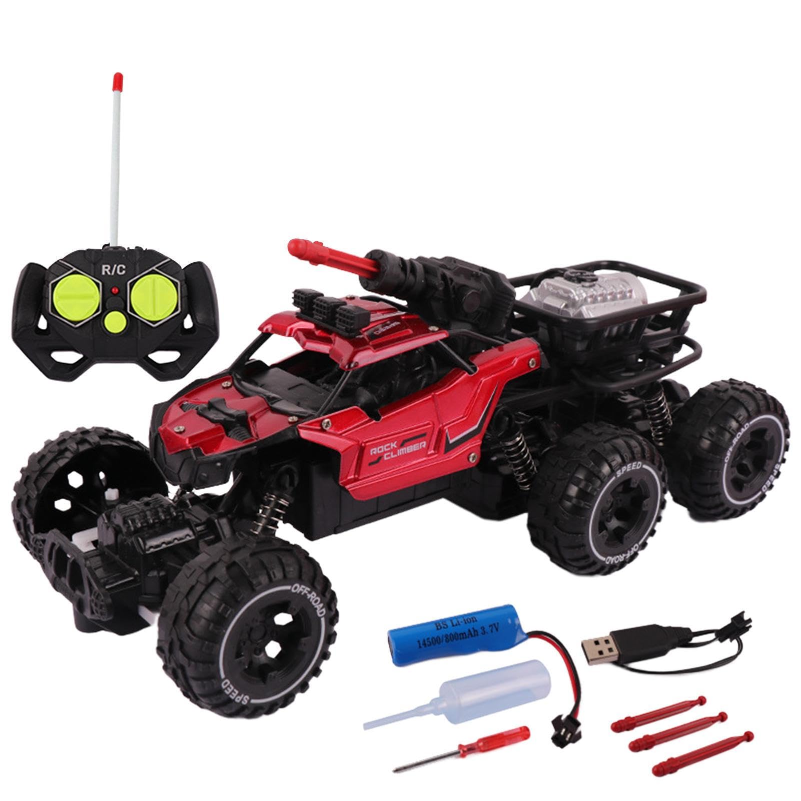 Amazon.co.jp: リモコンカー、合金充電式子供用オフロード車 RC カー