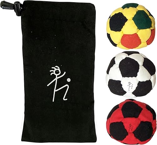Dirtbag Hacky Ball for Adults Kids Dragonfly Footbag Sack Sand Filled Crochet 32