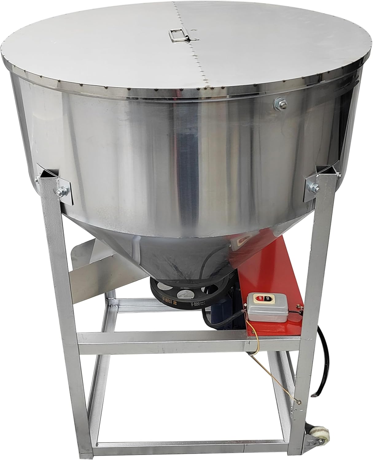 TECHTONGDA Powder Mixer Blender Mixing Machine for Dry Grain Particle Granula 330lbs