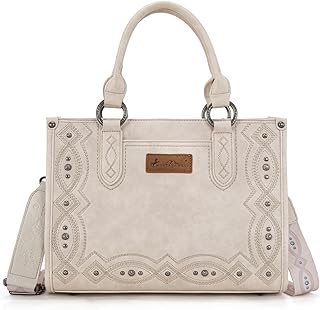 Montana West Tote Bag for Women Western Tooling Handbags Embroidered Concho Crossbody