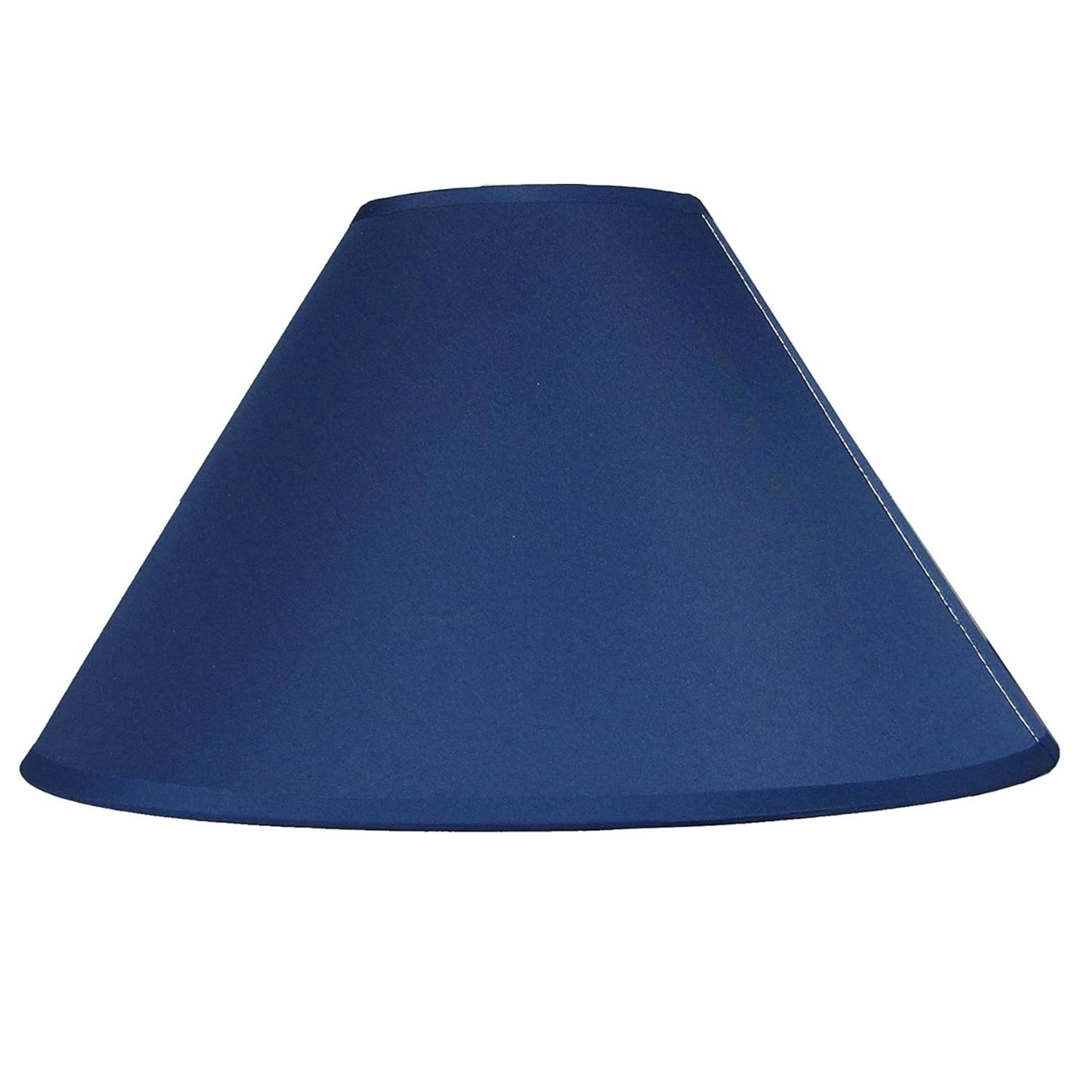 Loxton Lighting Navy Empire Cotton Coolie Lamp Shades For Table Lamps And Pendant Ceiling Lights - 30Cm Dia (Navy)