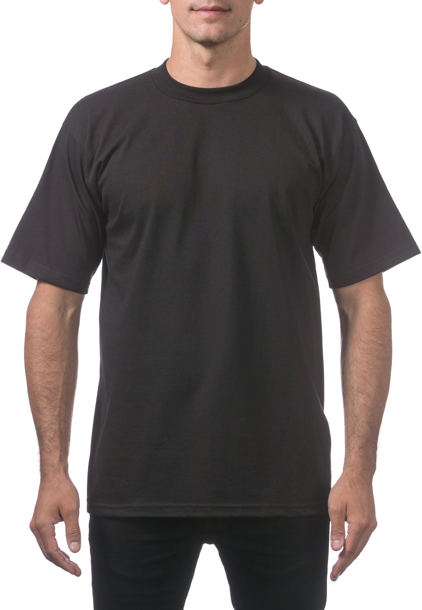 Men's Heavyweight Cotton Short Sleeve Crew Neck T-Shirt