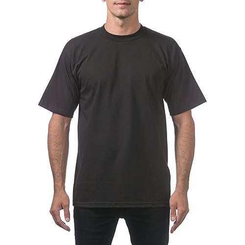 Pro Club Men's Heavyweight Cotton Short Sleeve Crew Neck T-Shirt