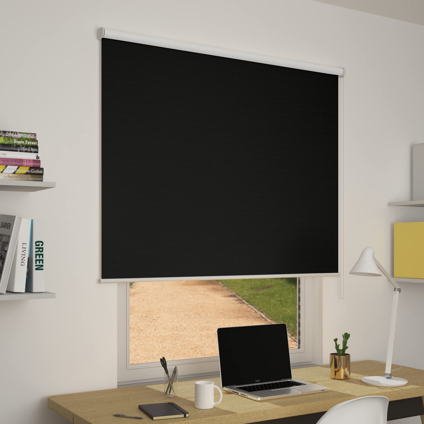 OR Tende - Rideau à rouleau occultant TAGO sur mesure 200 x 100 cm personnalisable pour intérieur pour porte fenêtre et basculante Made in Italy