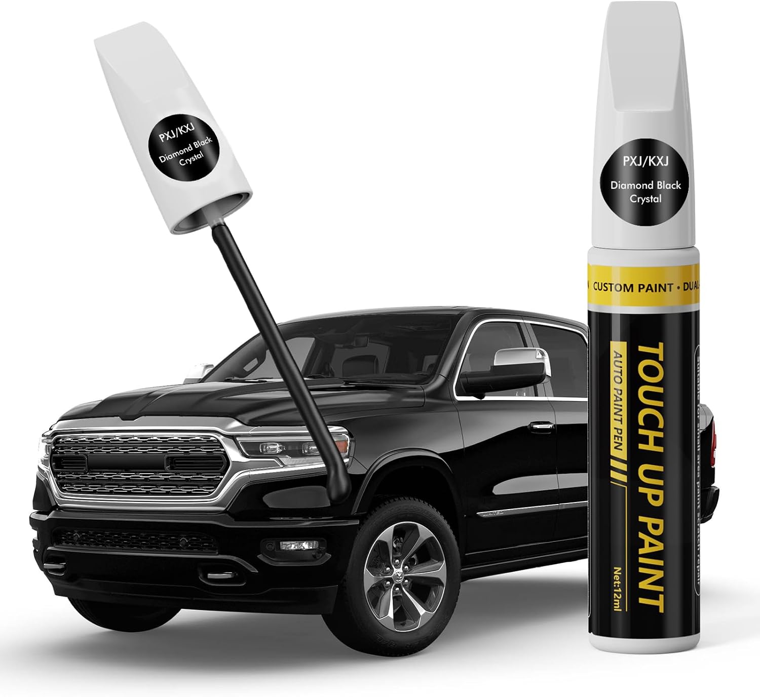 (Diamond Black Crystal (PXJ/KXJ) Car Touch Up Paint for Dodge Ram