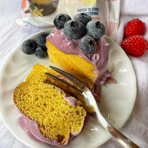 Nuvola Zero - Dolce Zero Vanille Petit gateau, Sans Glucides, Sans Sucre, Sans Lactose, Sans Gluten, Riche en Fibres, Lot de 12, Fabriqué en Italie - 5