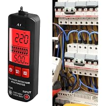 Dual Mode Compact Digital Multimeter Voltage Frequency Detector | Small sized reliable multimeter, supports voltage & frequency measurement, convenient for routine electrical inspection work