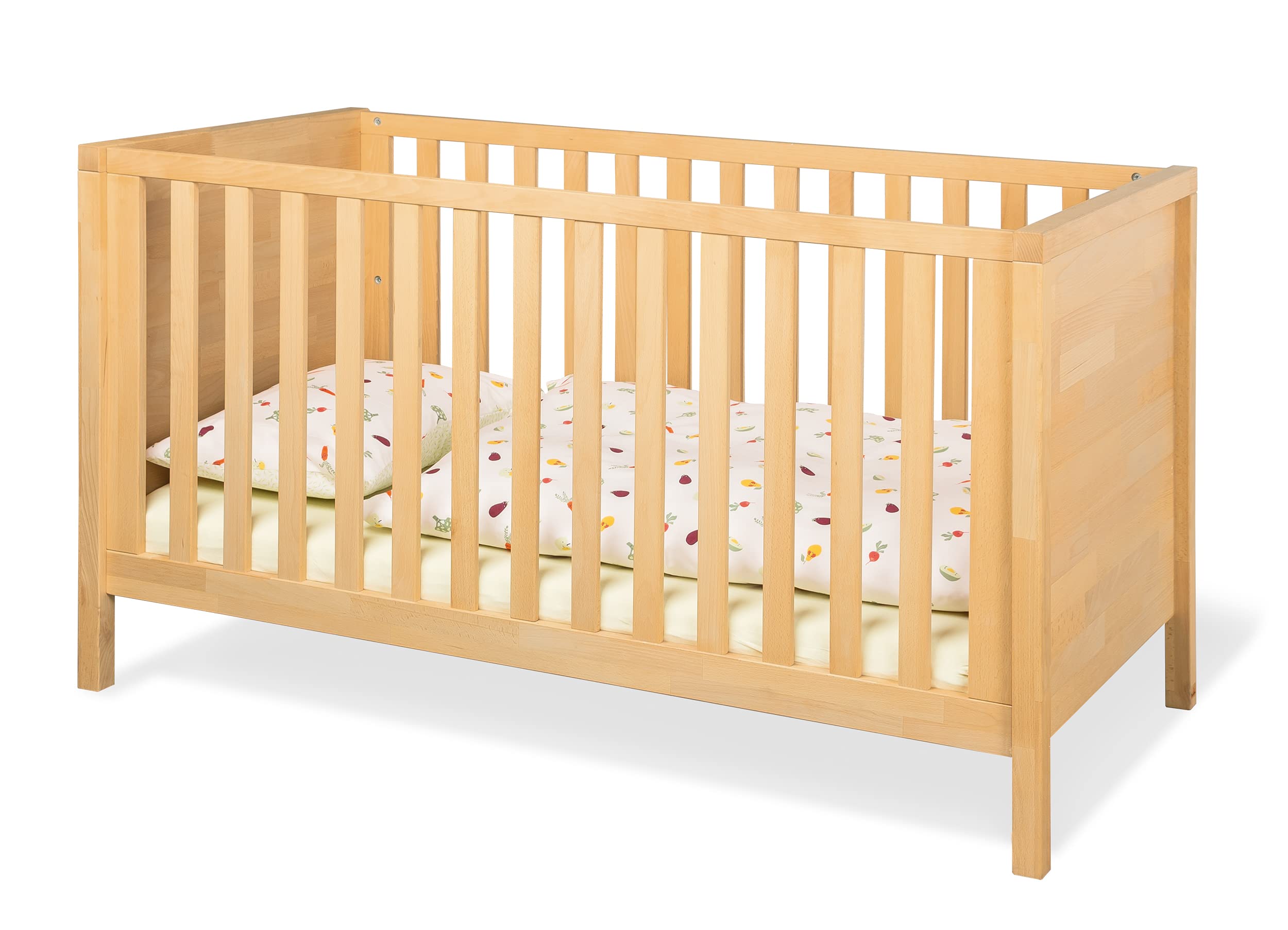 PINOLINO Lit bébé évolutif Enno Naturel 140x70
