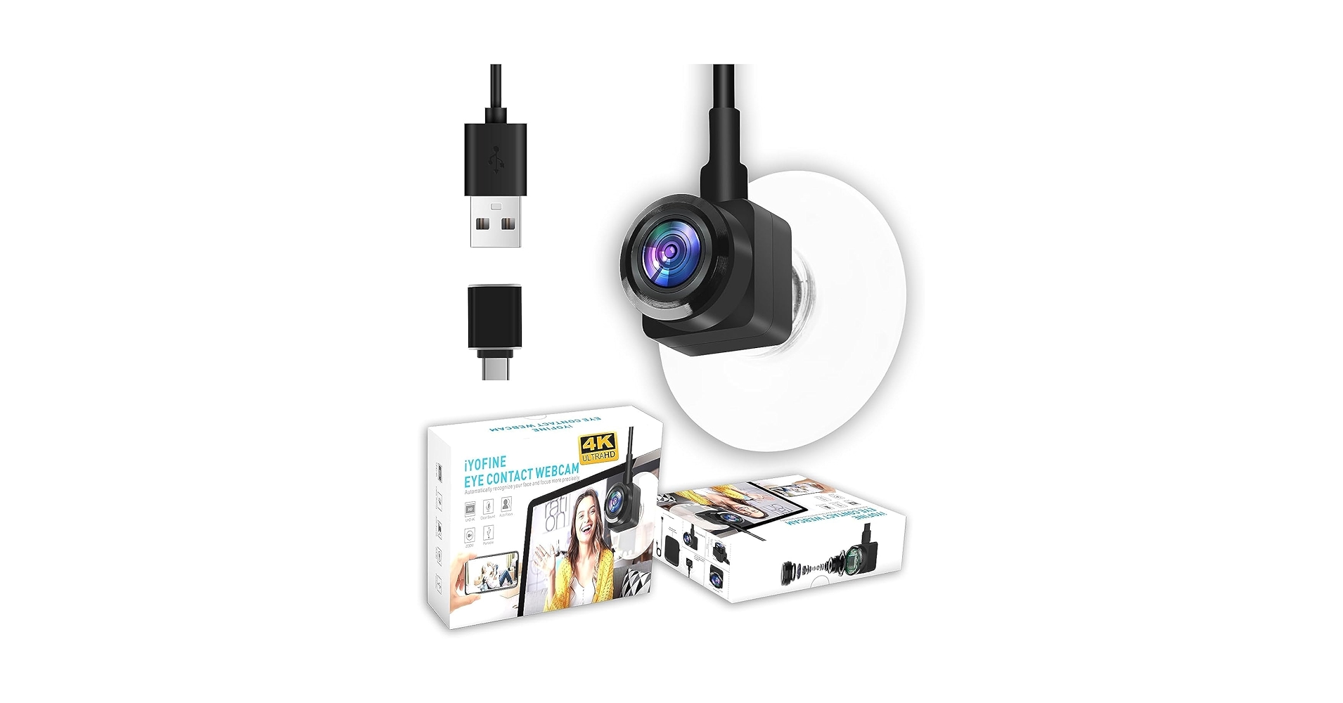 【未使用品】 EYE-to-Cam3 ウェブカメラ 4K 吸盤付 71TTTYkwXZL.jpg_BO30,255,255,