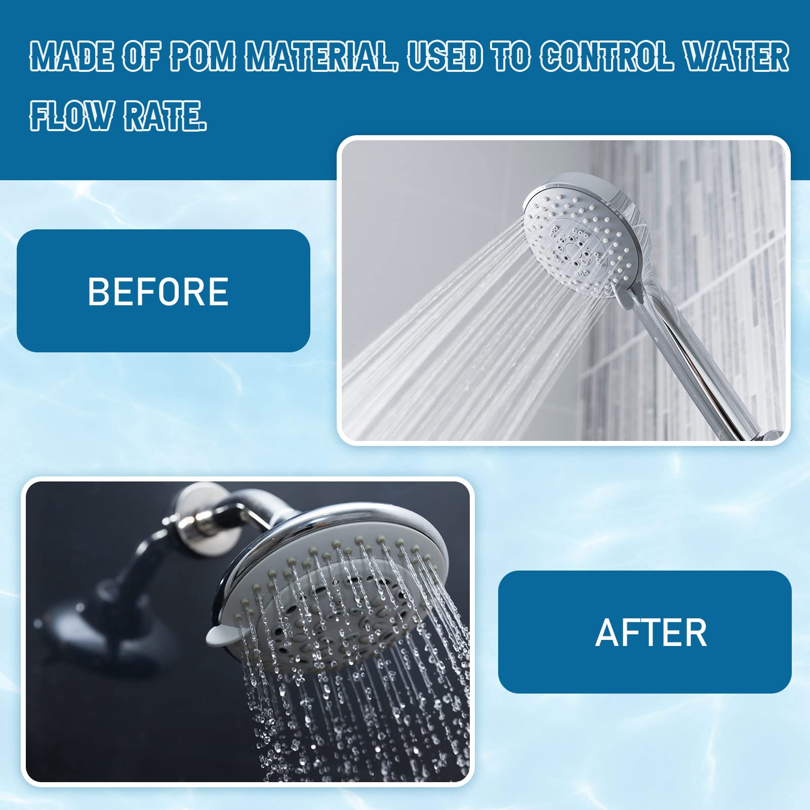 Buy Shower Flow Reducer Limiter Set,Shower Head Flow Restrictor Water