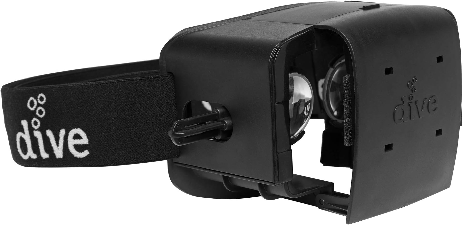 Durovis Dive 5 - Virtual Reality Headset - VR-Set for 3D-Games, Filme, Videos, Apps from Play Store and App Store – for Android- and iOS-Smartphones: Apple/Samsung/LG/Sony/Huawei/HTC