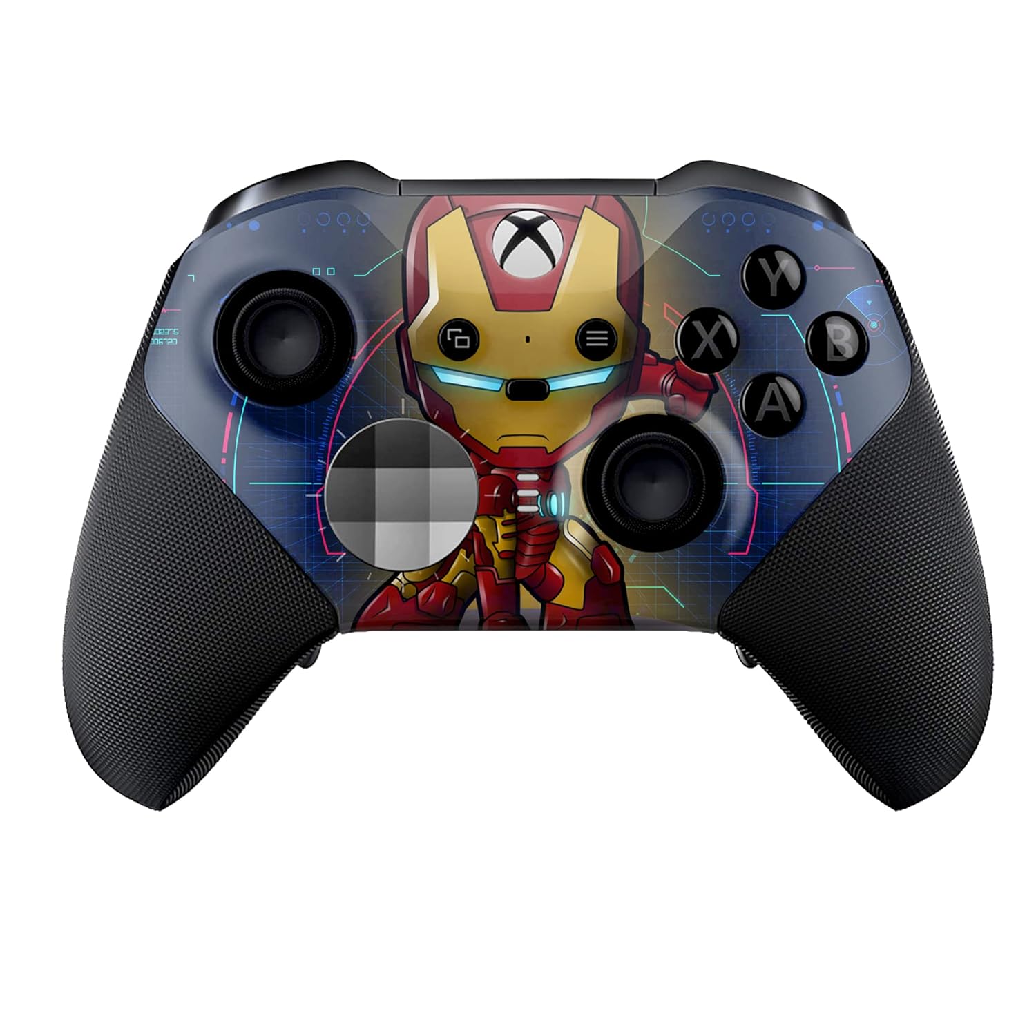 Baby Ironnman Customised Wireless Controller for Elite by BCB. Original Elite Series 2 Controller Compatible with Xbox One/Series X & S. Customized with Water Transfer Printing (Not a Skin) Baby Ironnman Customised Wireless Controller for Elite by BCB. Original Elite Series 2 Controller Compatible with Xbox One/Series X & S. Customized with Water Transfer Printing (Not a Skin)