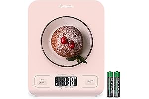 Etekcity Pink Kitchen Scale: Precision Weighing for Culinary and Dietary Needs