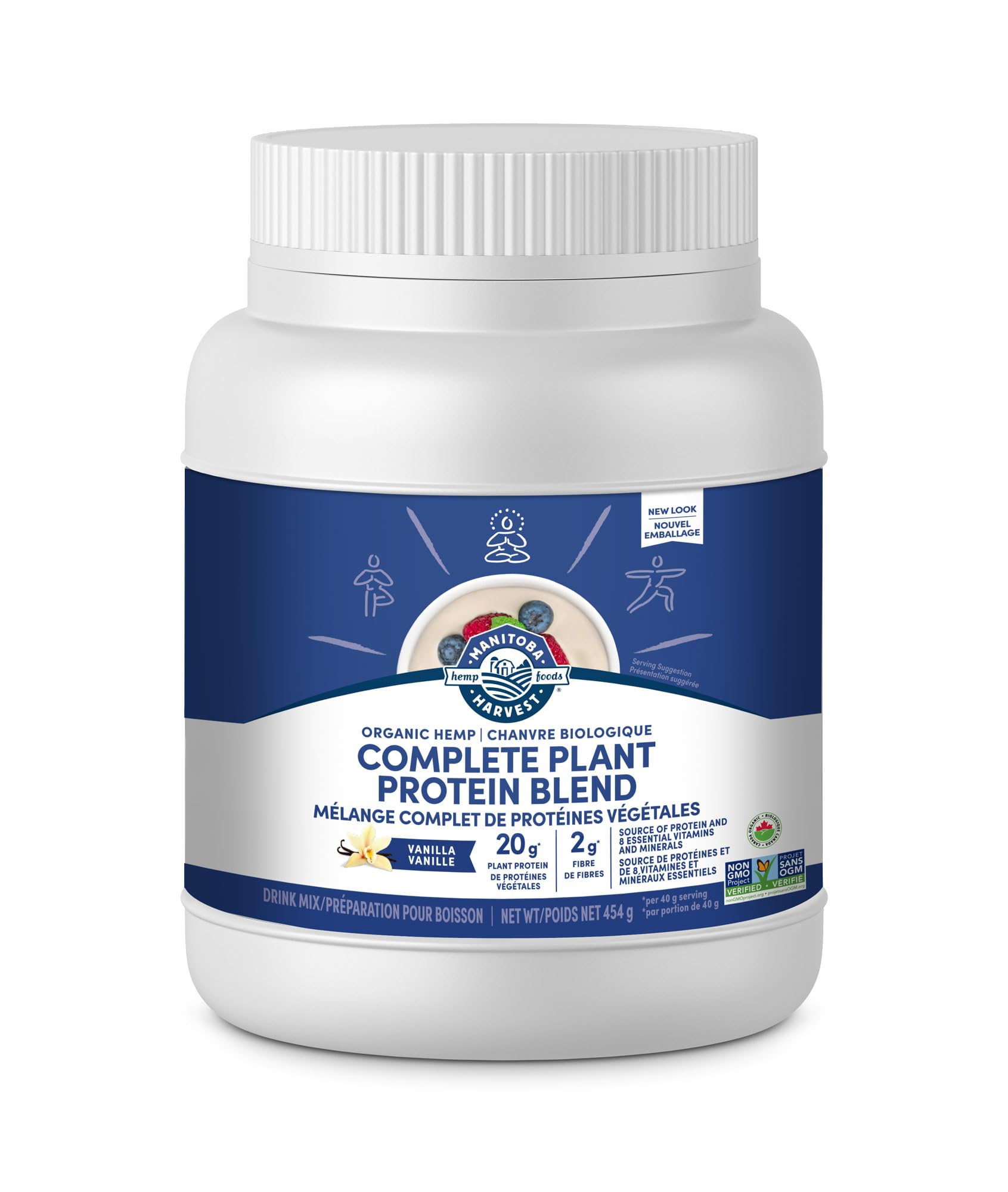 Manitoba Harvest Hemp Yeah Vanilla Protein Powder
