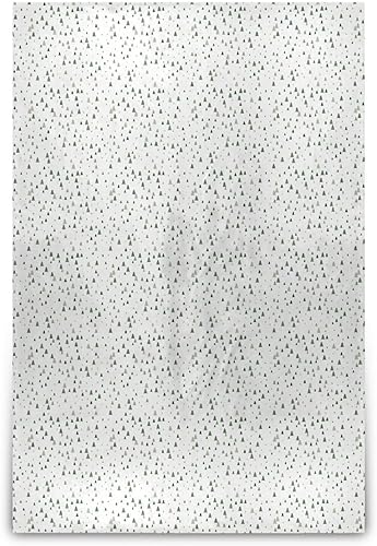 Christmas Trees Pattern Plush Travel Blankets 60x90 Inches Cozy Winter Blanket for Living Room, Living Room, Bedroom