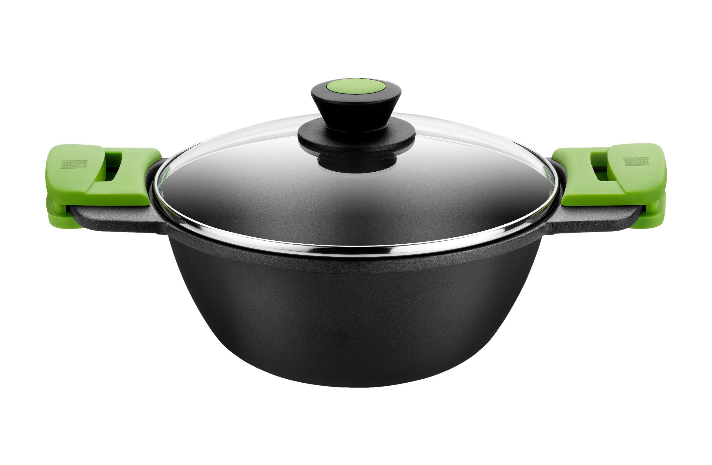 Braisogona Prior Concave Casserole Dish, 30 x 28 x 30 cm, Black