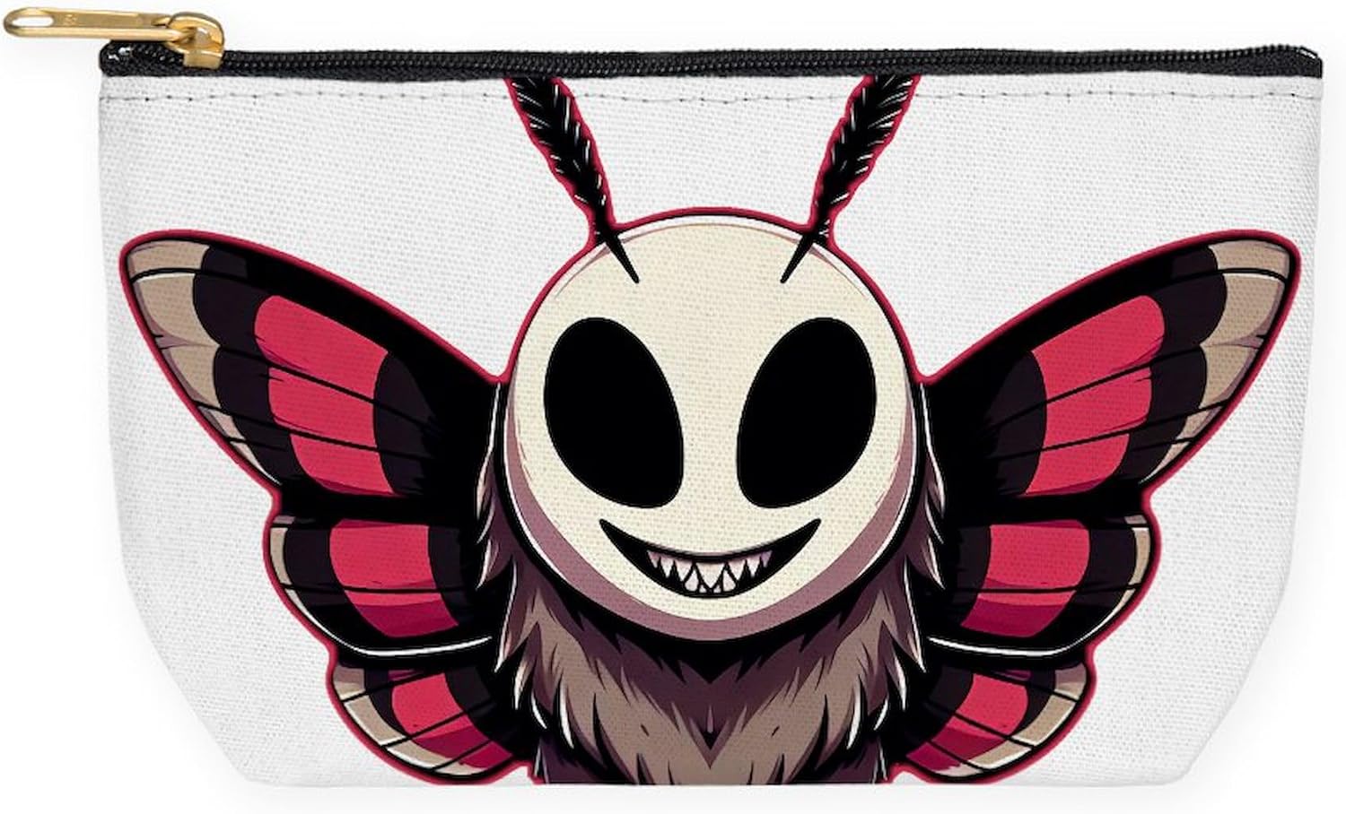 CafePress Evil Moth 8.5" x 4.5" Zipper Cosmetic Pouch