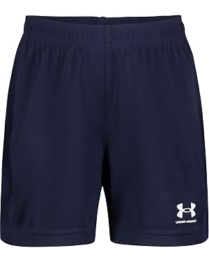Under Armour Boys Challenger Performance Soccer Shorts Elastic Waistband Lightweight