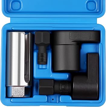 SCITOO 5pcs Sensor Socket Removal Tool Wrench and Thread Chaser Set