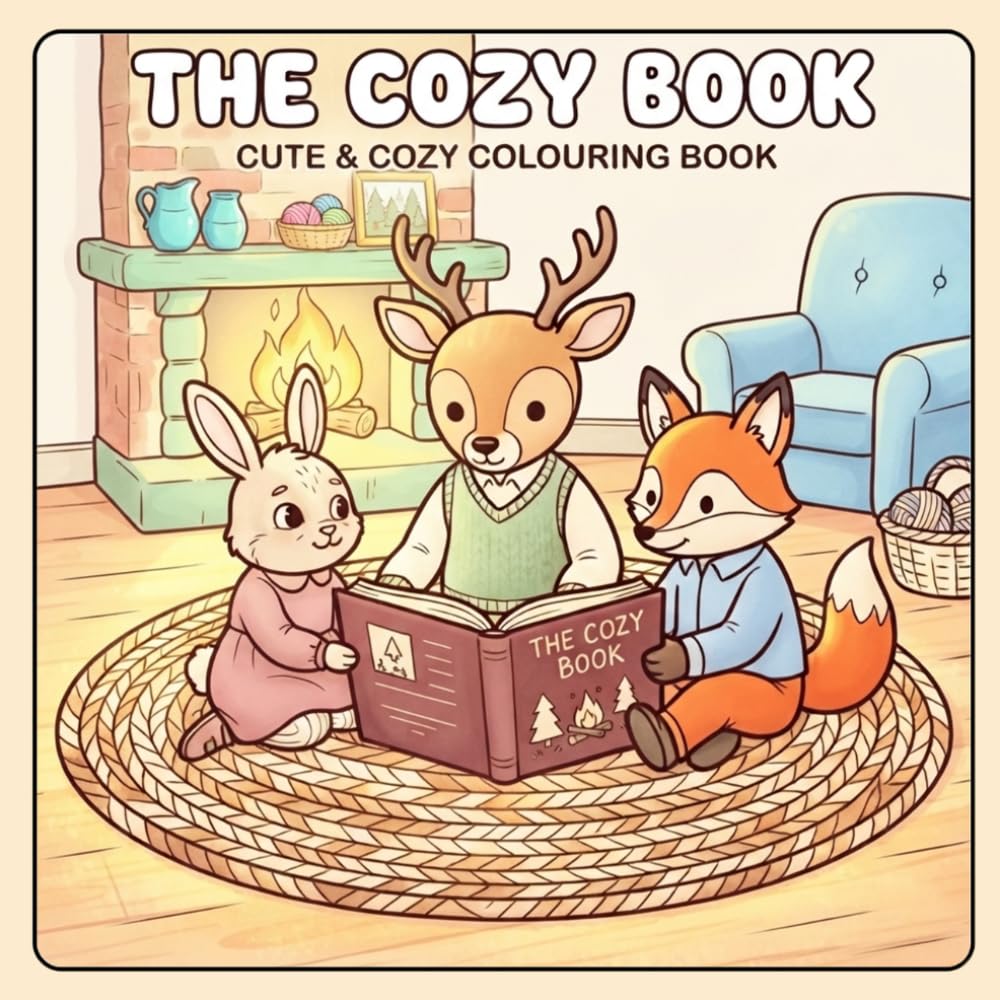 The Cozy Book: Cute & Cozy Colouring Book