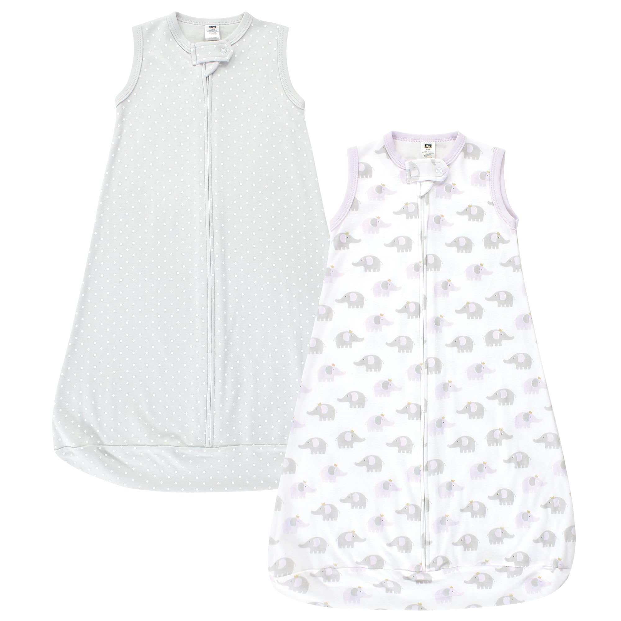 Hudson Baby Unisex Baby Cotton Long-Sleeve Wearable Sleeping Bag, Sack, Blanket
