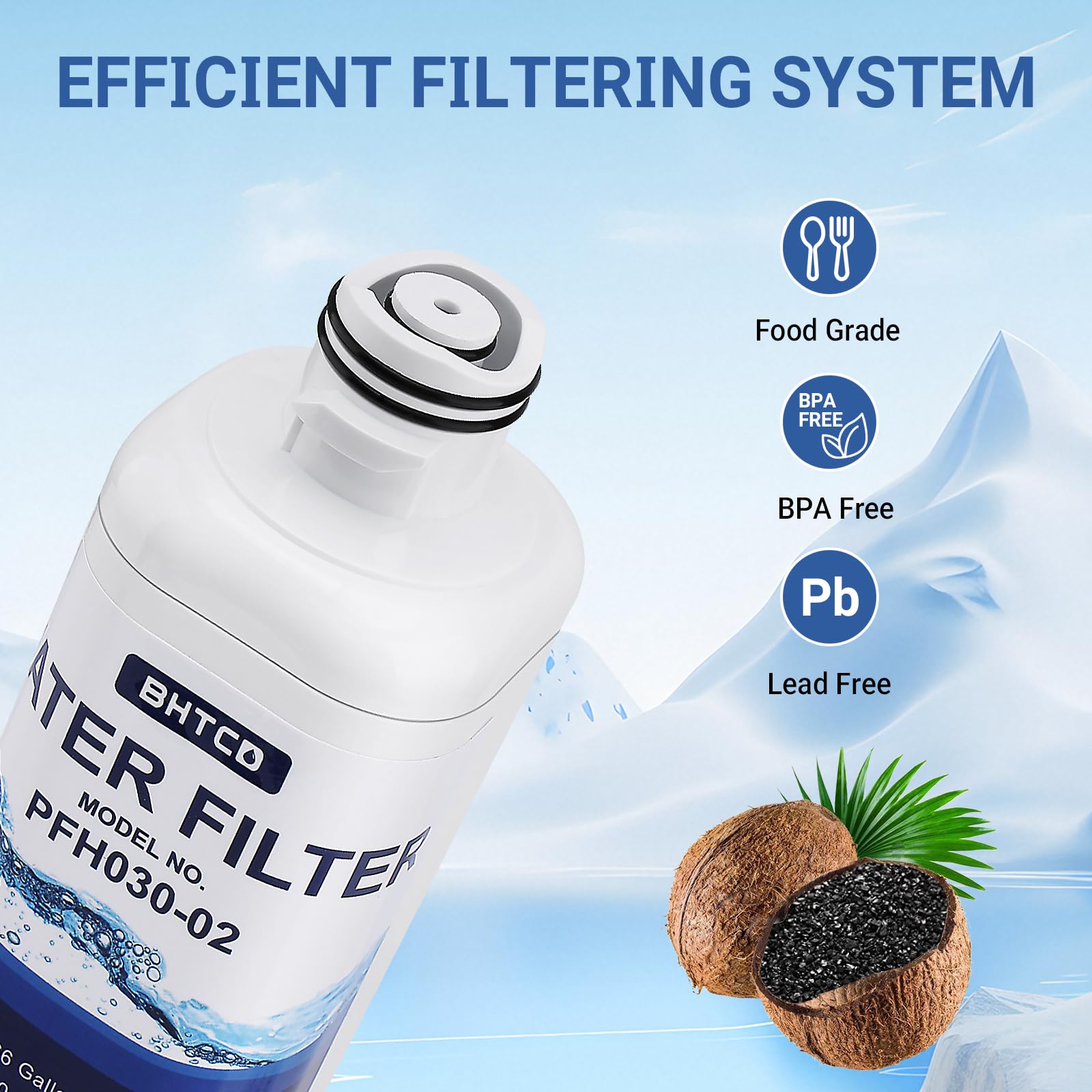 Filtro de agua para refrigerador Samsung RF23BB8600QLAA/RF30BB6600QLAA/RF30BB660012AA/ RF30BB6200QLAA/RF29BB8600QLAA/RF29BB860012AA/ RF30BB620012AA - 3 piezas