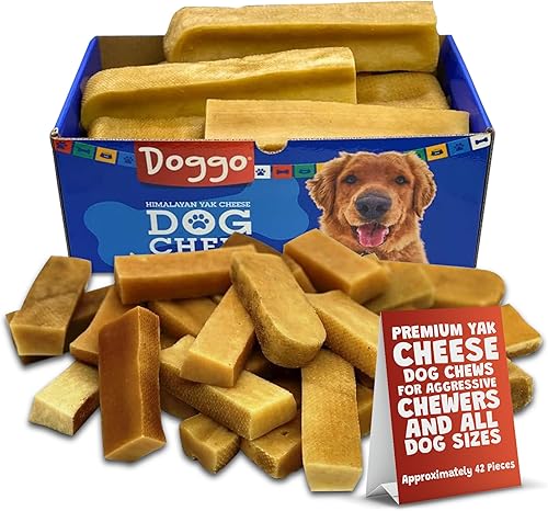 Miniatura 46 de Masticables prémium de queso de yak para perros del Himalaya - Masticables naturales de yak para perros grandes y pequeños - Masticables de leche