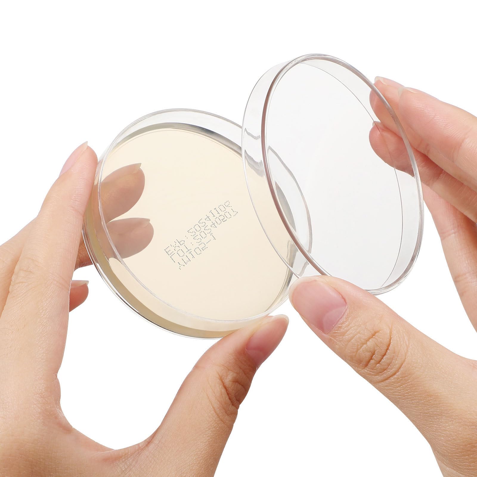 Outanaya 30 Pezzi Piastra Esperimenti Scientifici in Aula Agar Materiale Agar per 7cm Preconfezionata Coltura Microbiologica Micologia