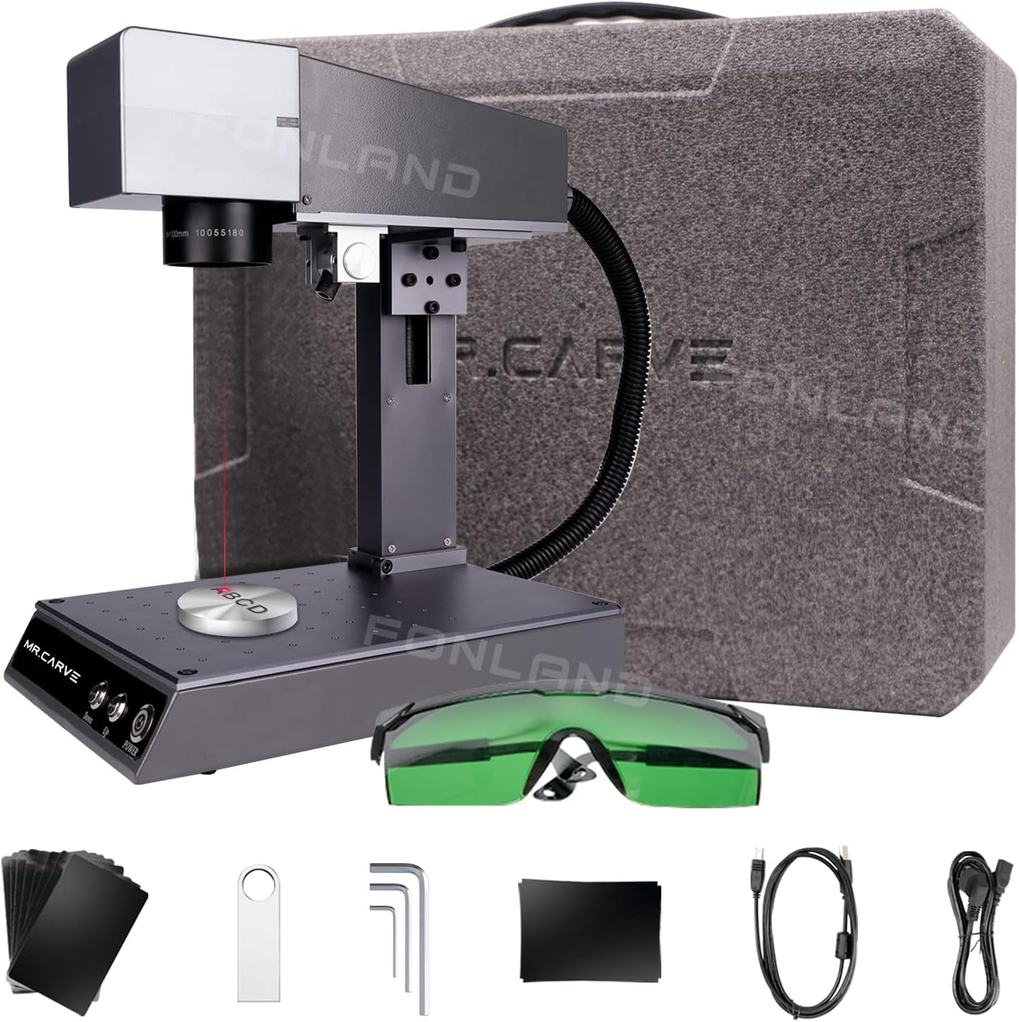 Buy MR.Carve M1 AllMetal Laser Engraver Engraving Machine, Portable Etcher Laser Printer
