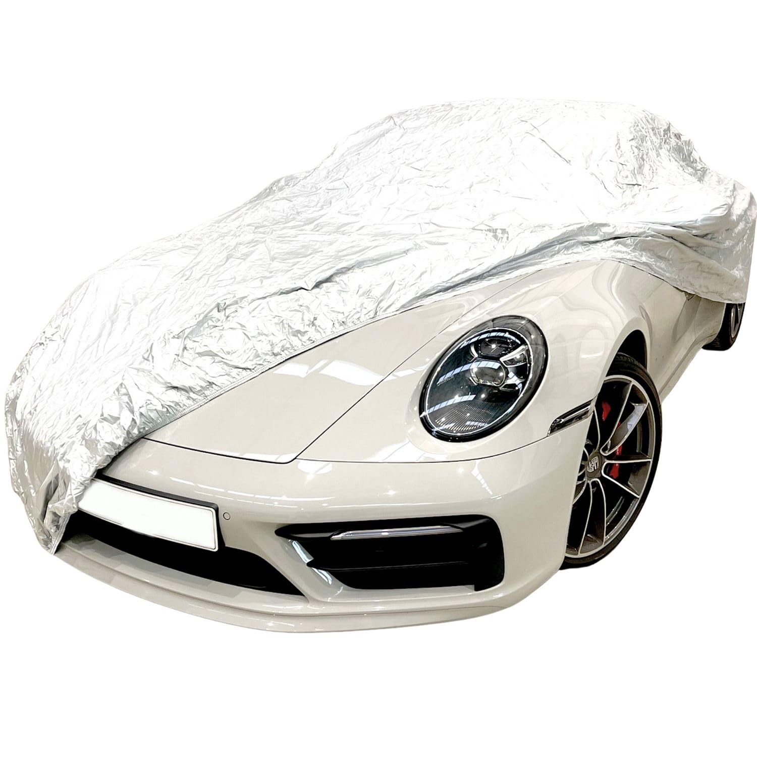 Simply Auto Water Resistant Car Cover Rain Snow Frost Elastic Protector Medium from B&Q
