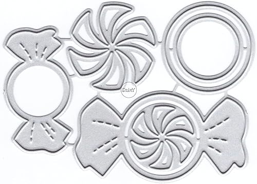 DzIxY Troqueles redondos de corte de metal para sellos transparentes y juegos de troqueles de corte de metal para hacer tarjetas, álbumes de