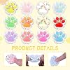 10 Pcs MINI Taba Squishy, Cat Paw Squishy for Stress Relief, Fun Fidget Toys, Cute Super Soft Squeeze Toys, Taba Squishies Paw for Kids Adults Effective Anxiety Relief Decompression and Relaxation