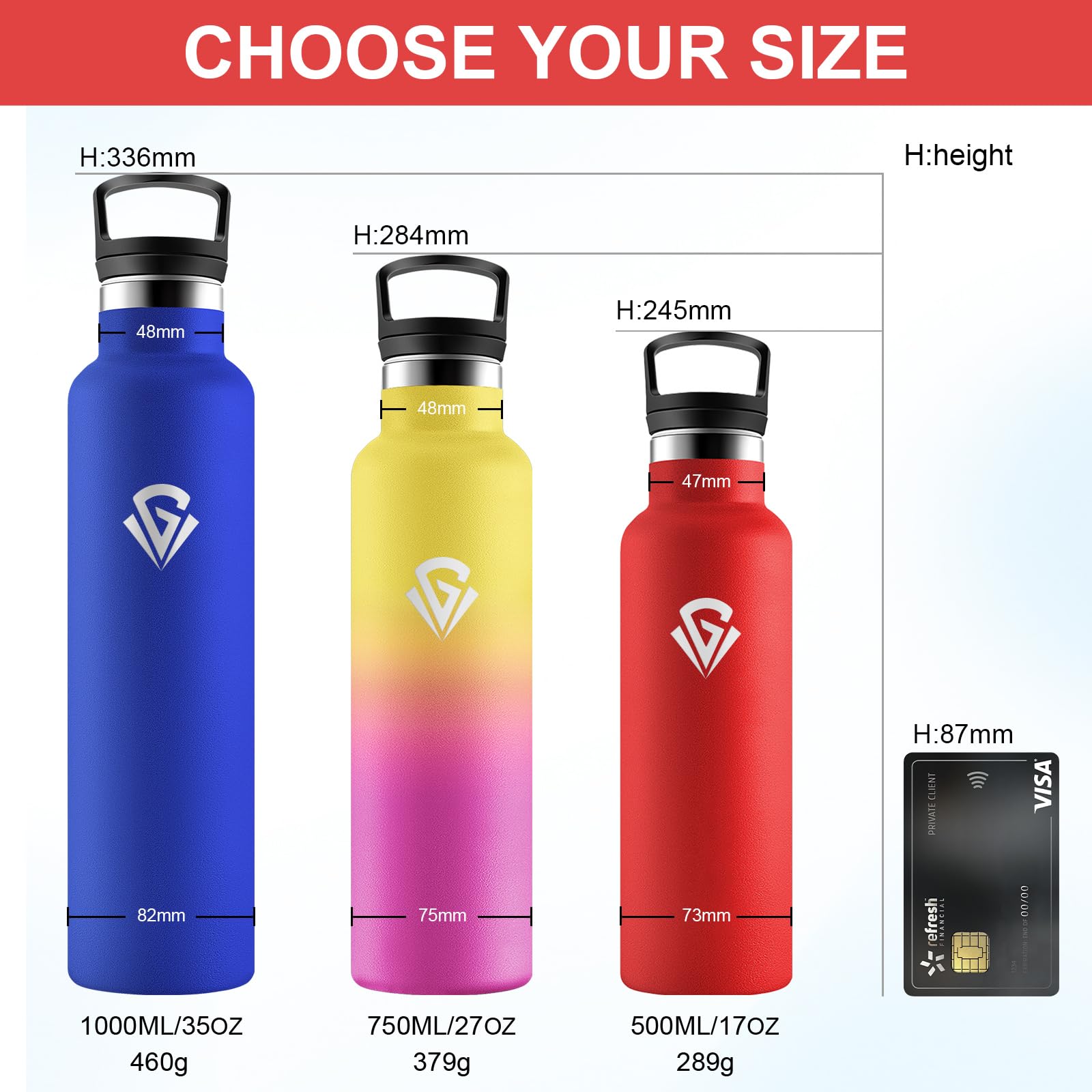 Gourde Inox Enfant Basic Steel Laken 0,5 L : Bouteille De 500 Ml Verte Avec Bouchon Flow, Lion Et Singe